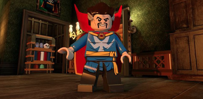Doutor Estranho em formato de LEGO (Foto: Divulgação/Warner)