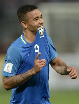 Gabriel Jesus Brasil x Peru (Foto: Pedro Martins / MoWA Press)