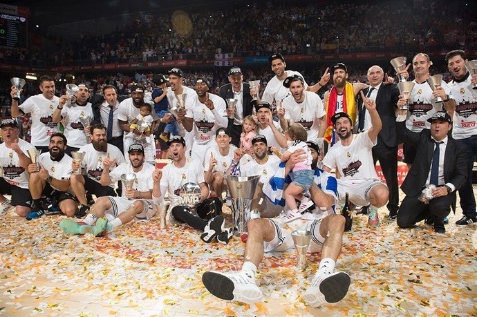 Olympiacos, Real Madrid, Euroliga, basquete, final, final four, Madri (Foto: Divulgação / Euroleague)
