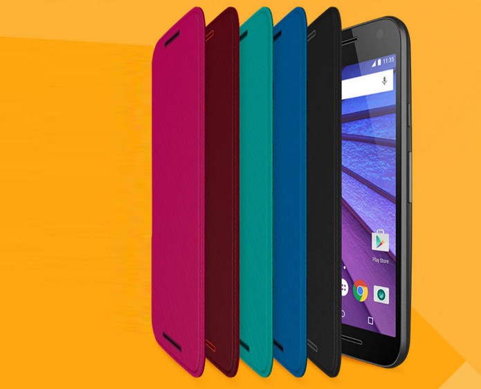Capa Flip Shells com modelos coloridos para Moto G 3 (Foto: Divulgação/Motorola)