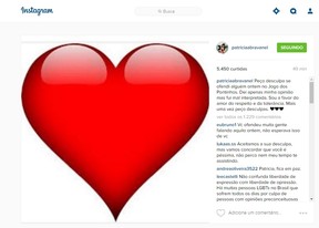 Post de Patricia Abravanel se desculpando por declarações polêmicas (Foto: Reprodução/Instagram)