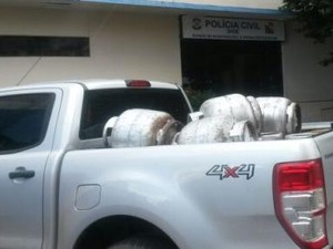 botijões de gás ananindeua (Foto: Divulgação/ Polícia Civil)