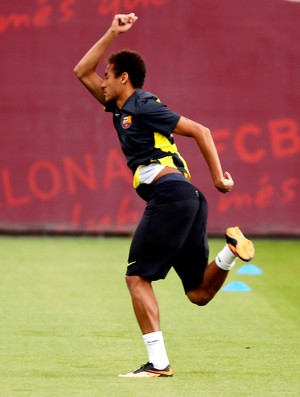 Neymar barcelona treino (Foto: Agência Reuters)