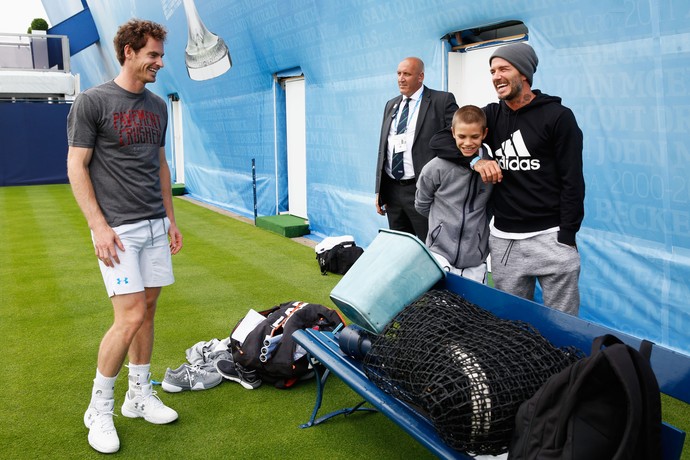 Andy Murray, Romeo Beckham, David Beckham, Queen's, tênis (Foto: Getty Images)