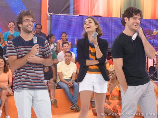 Galera de Sangue Bom no Esquenta! (Foto: TV Globo/ Esquenta) Galera de Sangue Bom no Esquenta! (Foto: TV Globo/ Esquenta)