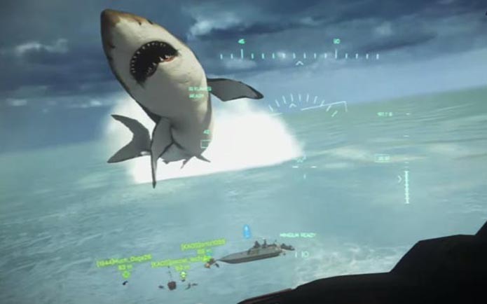 Lendário tubarão gigante pode ser invocado no game (Foto: Reprodução/Youtube)