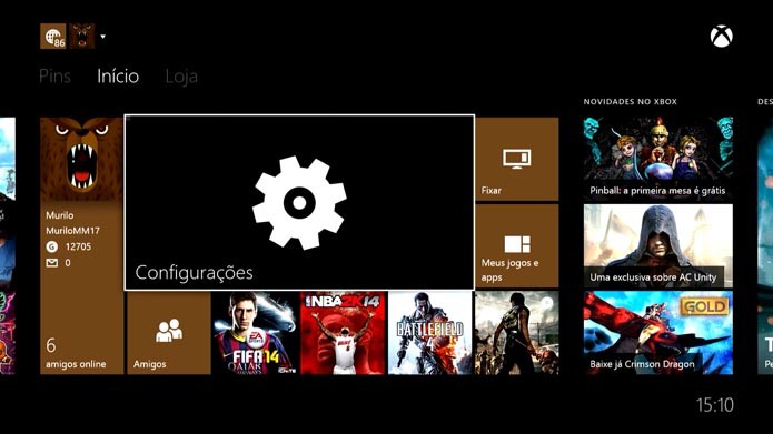 Xbox One: aprenda a fazer downloads com o console desligado (Foto: Reprodução/Murilo Molina)
