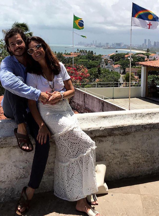 Túlio Gadelha e Fátima Bernardes (Foto: Reprodução/Instagram)