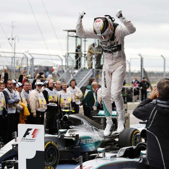 Hamilton campeão Circuito das Américas  (Foto: John Locher/AP)