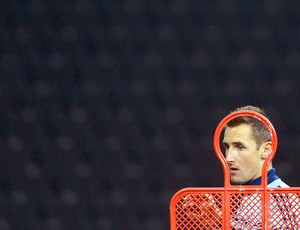 Miroslav Klose no treino da Alemanha (Foto: AFP)