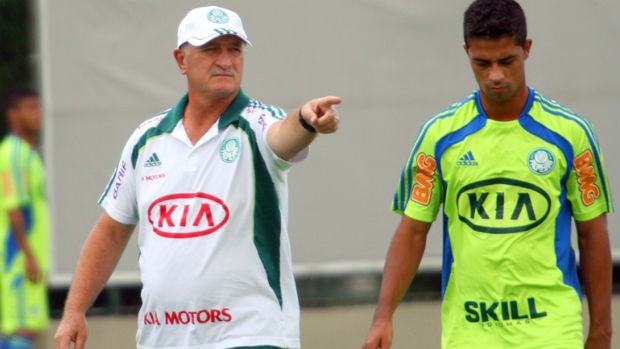 Scolari Felipão Ricardo Bueno Palmeiras (Foto: Anderson Rodrigues / globoesporte.com)