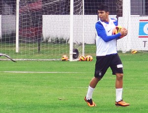 Santos treino Gabigol (Foto: Lincoln Chaves)