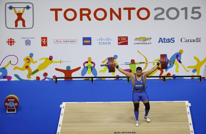 Patrick Mendes doping levantamento de peso Pan (Foto: Reuters)
