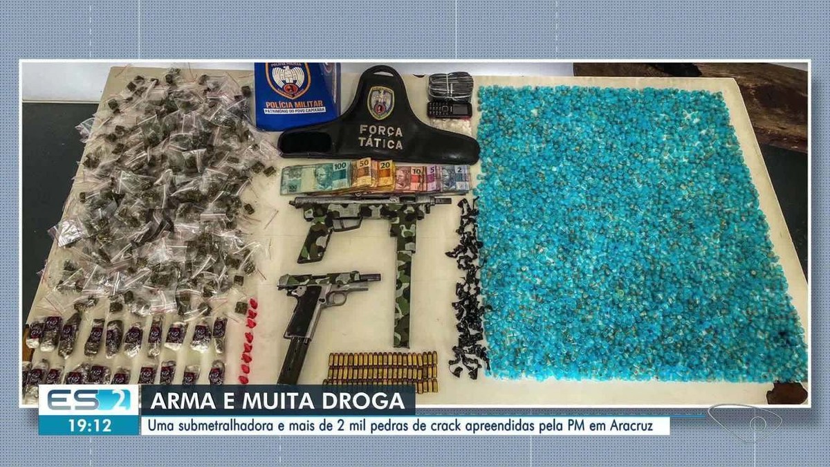 Pol Cia Apreende Mais De Mil Pedras De Crack Em Aracruz Es