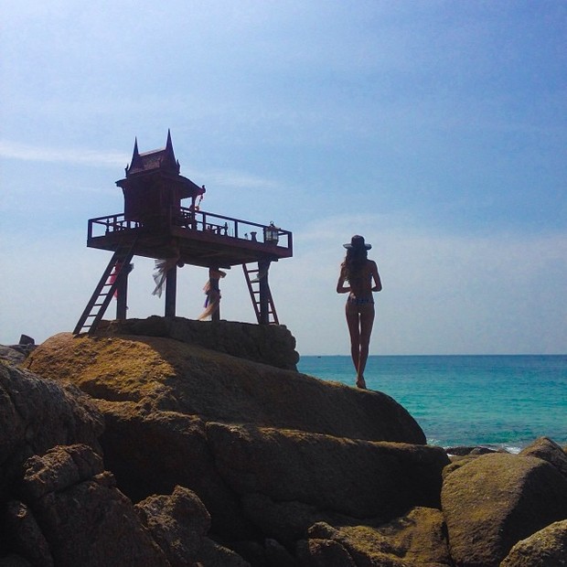 Izabel Goulart na Tailândia (Foto: Instagram/ Reprodução) Izabel Goulart na Tailândia (Foto: Instagram/ Reprodução)