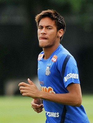 Neymar no treino do Santos (Foto: Ivan Storti/Divulgação Santos FC)
