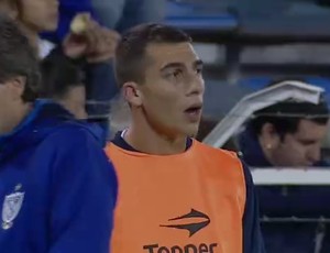 Bella, jogador do Velez  (Foto: Reprodução SporTV)