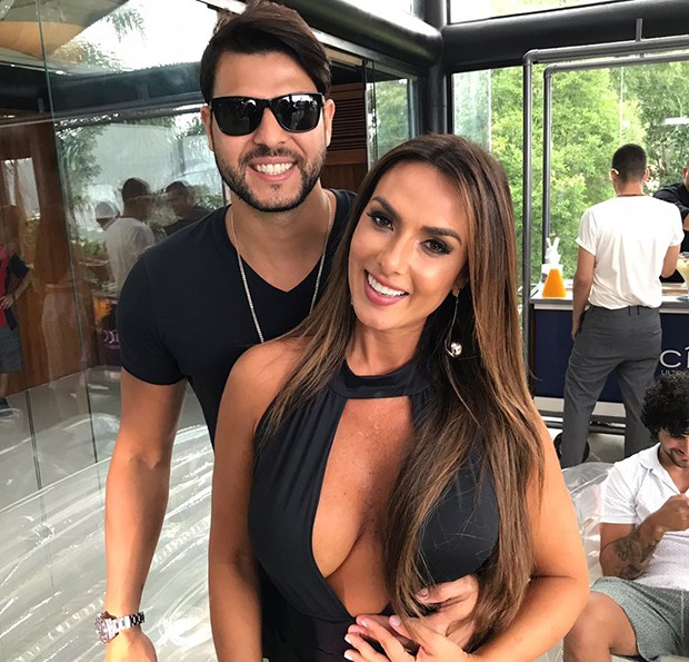 Nicole Bahls e Marcelo Bimbi (Foto: Ed. Globo) Nicole Bahls e Marcelo Bimbi (Foto: Ed. Globo)