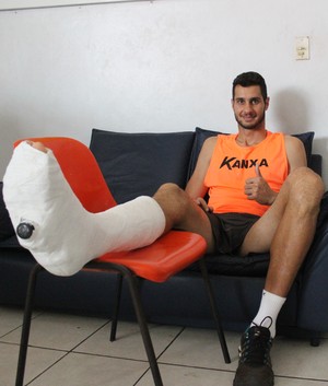 Dalton, goleiro River-PI (Foto: Antônio Fontes/GloboEsporte.com)
