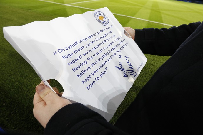 Carta Jamie Vardy Leicester (Foto: Reuters)
