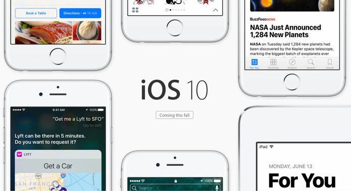 iOS 10 chega hoje a todos os donos de iPhones e iPads (Foto: Reprodução/Apple)