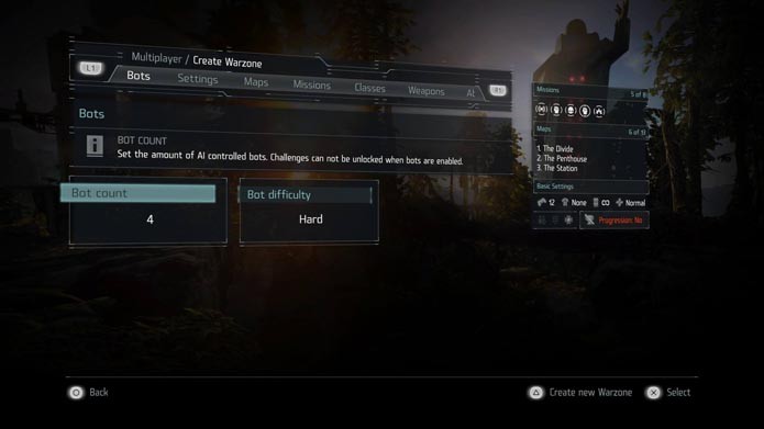 Killzone Shadow Fall: como criar uma sala de jogo no modo multiplayer (Foto: Reprodução/Murilo Molina)