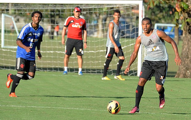 Romario treino Flamengo (Foto: Alexandre Vidal / Flaimagem)