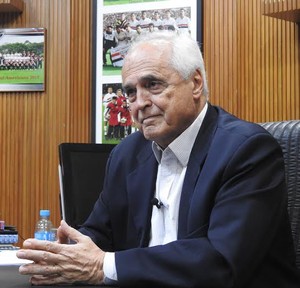 Presidente do São Paulo Carlos Augusto de Barros e Silva, o Leco (Foto: Marcelo Hazan)