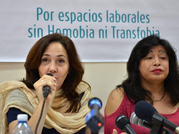 Mariela Castro, filha do presidente cubano Ral Castro e diretora do Centro Nacional Cubano para Educao Sexual, participa de coletiva de imprensa em Havana, na tera-feira (5) (Foto: AFP Photo/Adalberto Roque)