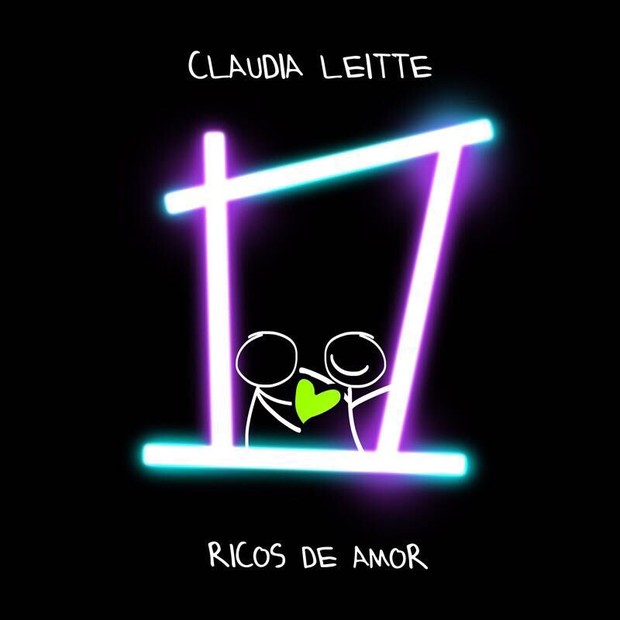 Capa do single Ricos de amor, nova música de Claudia Leitte (Foto: Twitter/ Reprodução)