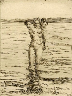 Obra de Anders Zorn (Foto: Pierre Lapalu/Divulgação)