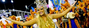 Veja como foi o desfile das campeãs em SP (Flávio Moraes/G1)