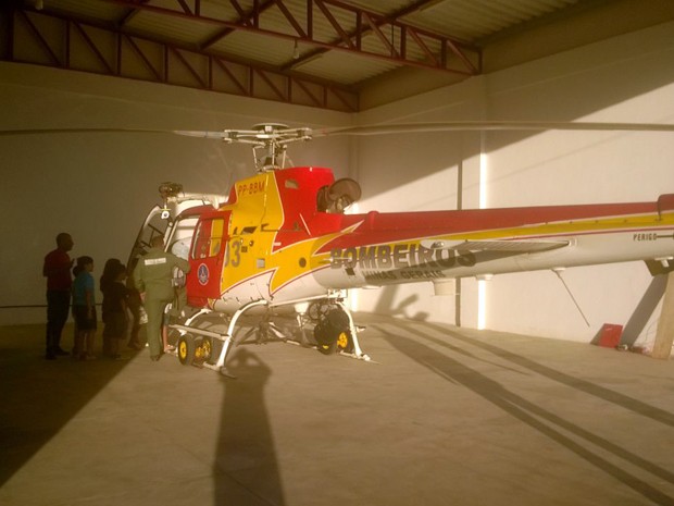 Batizado como Arcanjo 2, helicóptero reforça atendimentos feitos pelo Samu Sul de Minas (Foto: Corpo de Bombeiros)