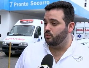 José Lucas, médico que operou o lutador Gabriel Diniz (Foto: Reprodução/TV Gazeta)