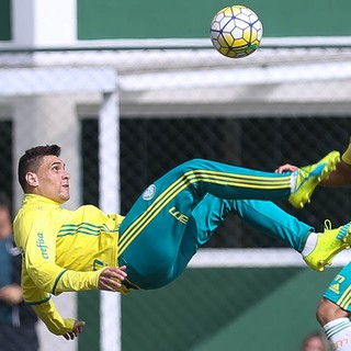 Moisés Palmeiras treino (Foto: Cesar Greco/Ag Palmeiras/Divulgação)