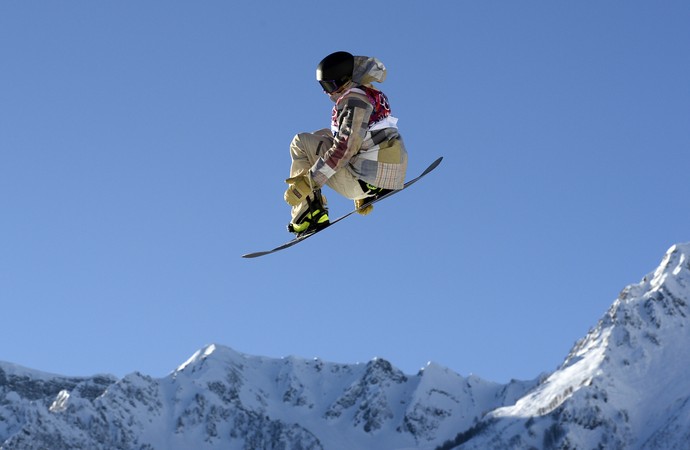 Sage Kotsenburg, campeão do slopestyle em Sochi (Foto: AFP)