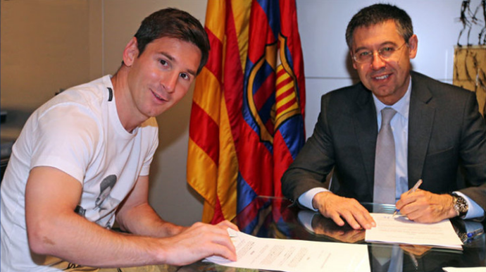 Lionel Messi Barcelona (Foto: Reprodução / Site Oficial)