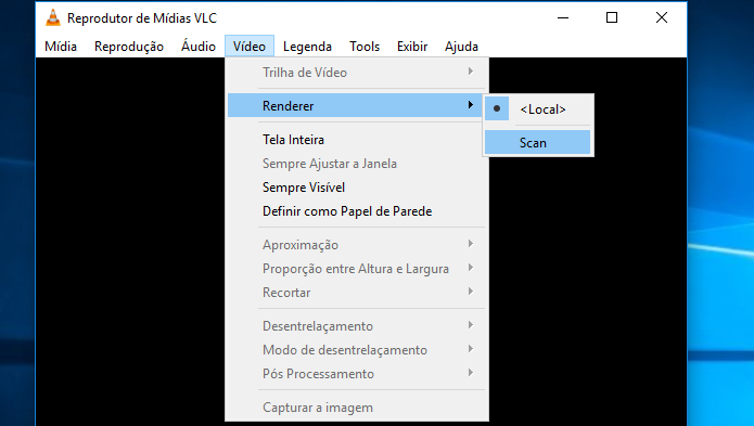 Iniciando a busca pelo Chromecast (Foto: Reprodução/Edivaldo Brito)