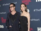 Angelina Jolie exagera no pó facial para ir à pré-estreia com Brad Pitt