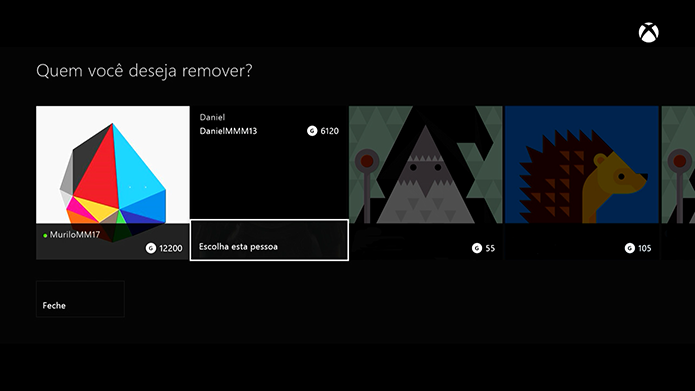 Xbox One: como deletar uma conta do console (Foto: Reprodução/Murilo Molina)