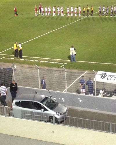 RB Braxil XV de Piracicaba Hino Nacional (Foto: Leandro Bollis / Rádio Onda Livre)