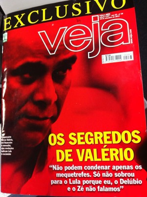 Marcos Valério - Capa revista Veja (Foto: Reprodução)