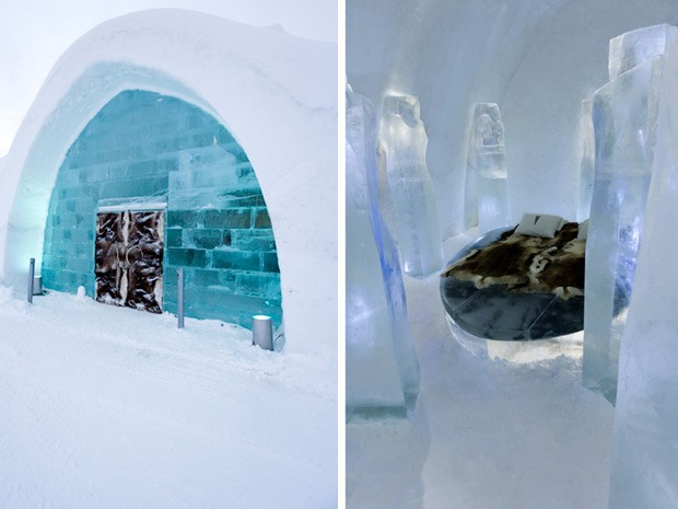 Ice Hotel, hotel de gelo na Suécia (Foto: Big Ben Productions/Divulgação)