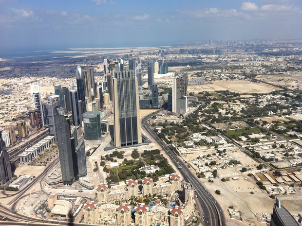 Dubai de cima (Foto: Rede Globo)