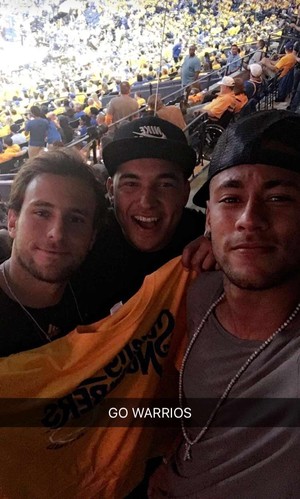 Neymar NBA Warriors Cavs (Foto: Reprodução Instagram)