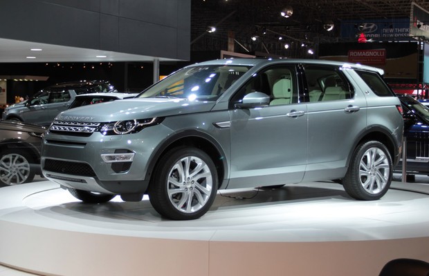 Land Rover Discovery Sport no Salão do Automóvel 2014 (Foto: Fabio Aro/Autoesporte)
