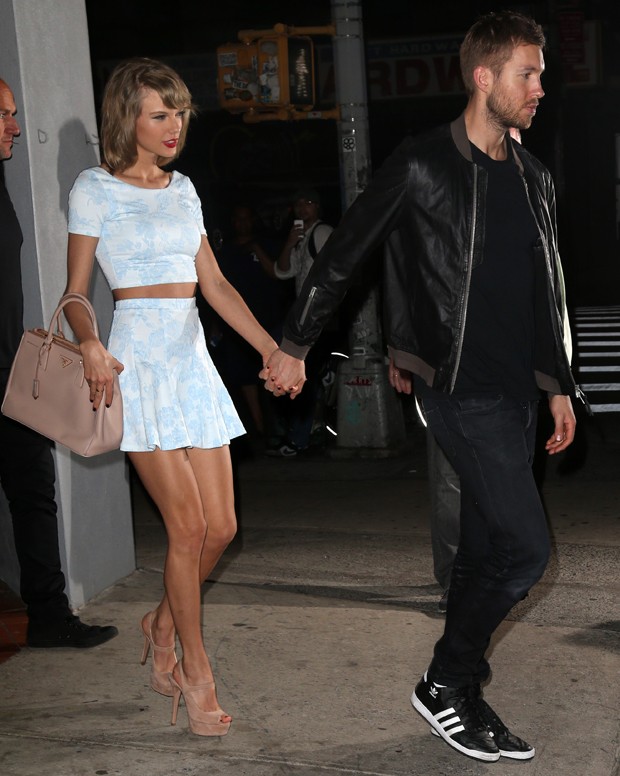 Taylor Swift e Calvin Harris (Foto: INF/The Grosby Group)