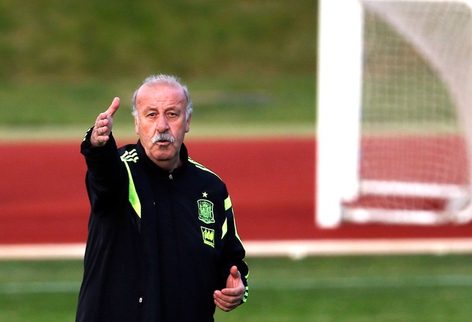 Vicente Del Bosque Treino Espanha Copa do Mundo (Foto: Agência Reuters)
