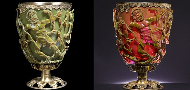 Taça de 1.600 anos que muda de cor já usava princípios de nanotecnologia Calice