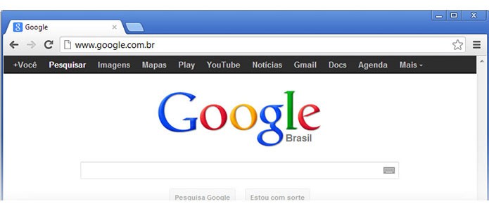 Usuários com navegadores antigos têm visto design ultrapassado do Google (Foto: Reprodução/Google)